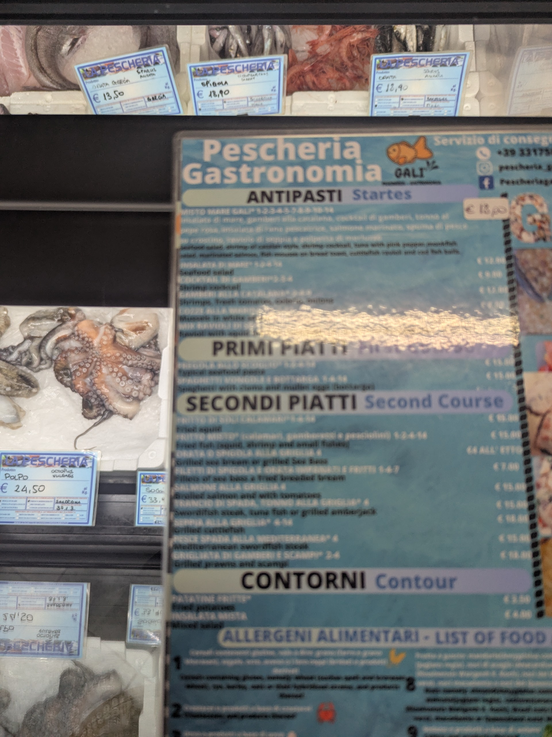 Pescheria gastronomia Gali'