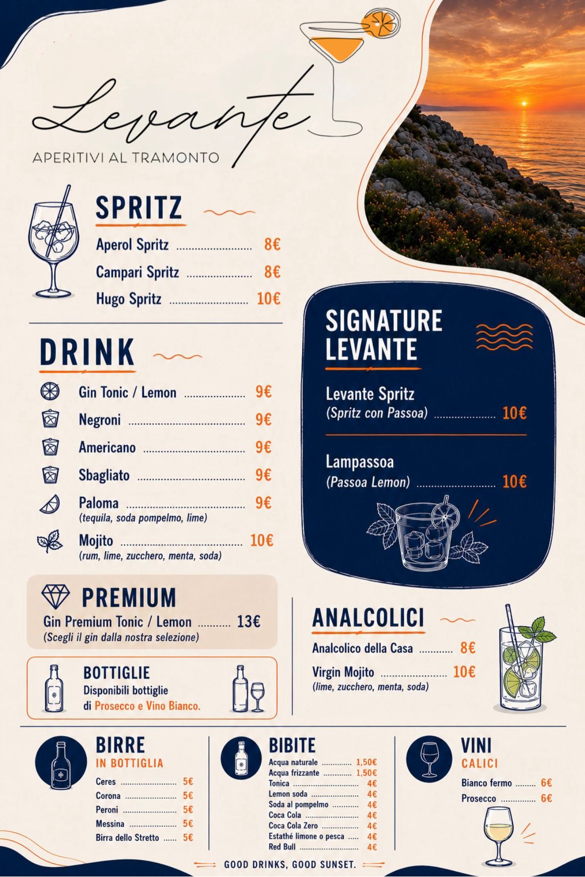 Levante aperitivi al tramonto Lampedusa