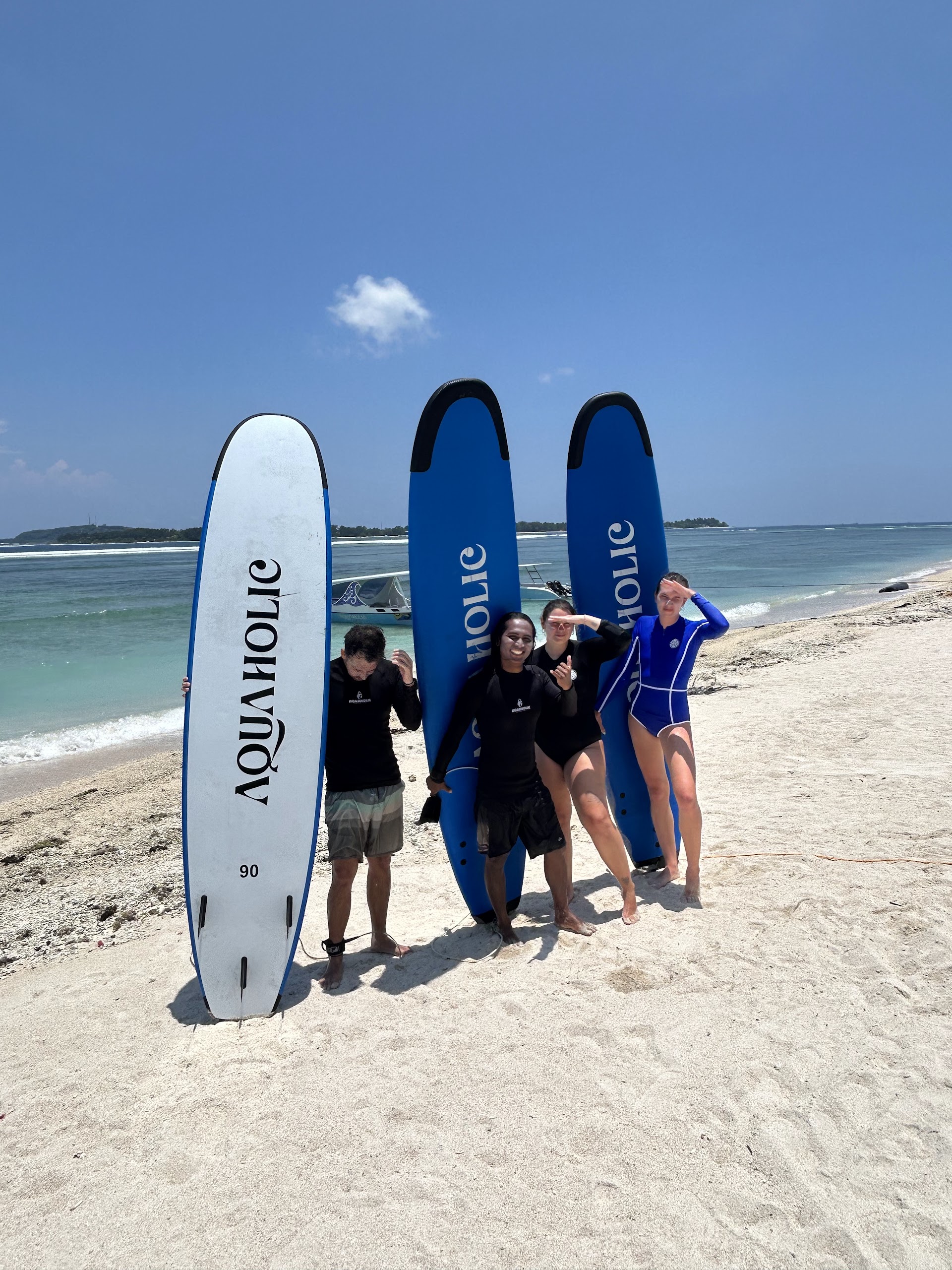 Aquaholic snorkling trip and surf lesson