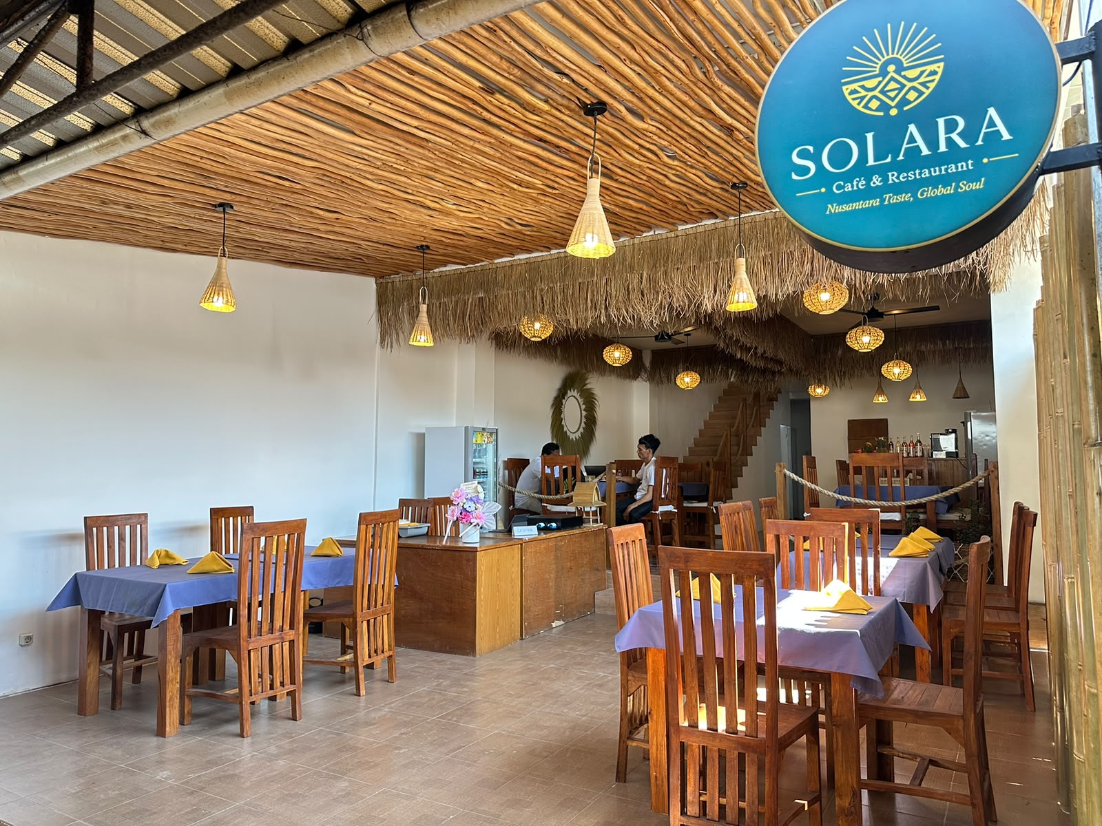 Solara cafe & restaurant Lounge Gili Trawangan Port