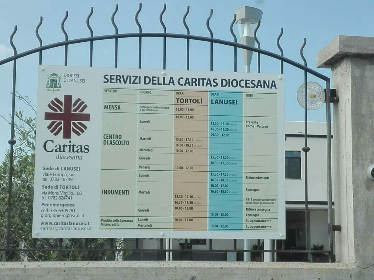 Caritas Diocesana Lanusei - Sede Centrale