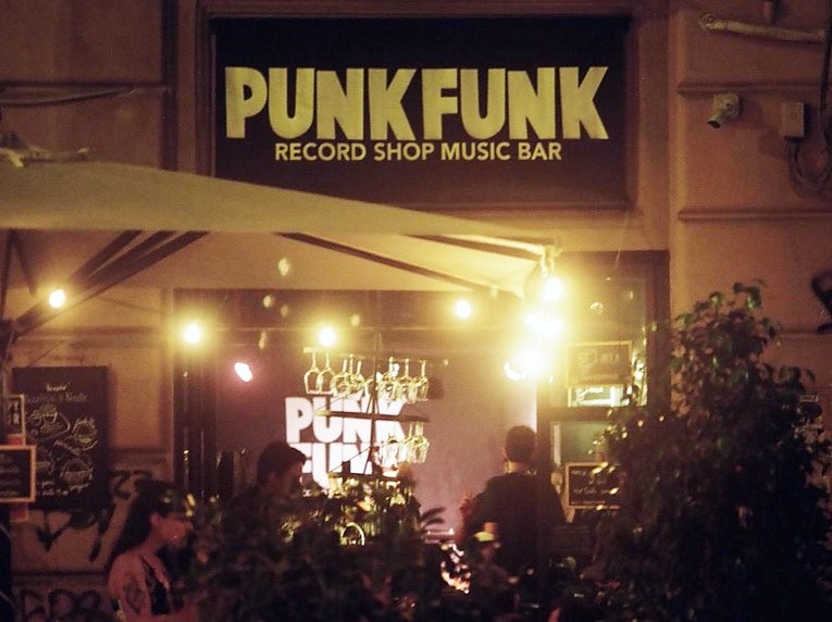Punk Funk Record Shop Music Bar