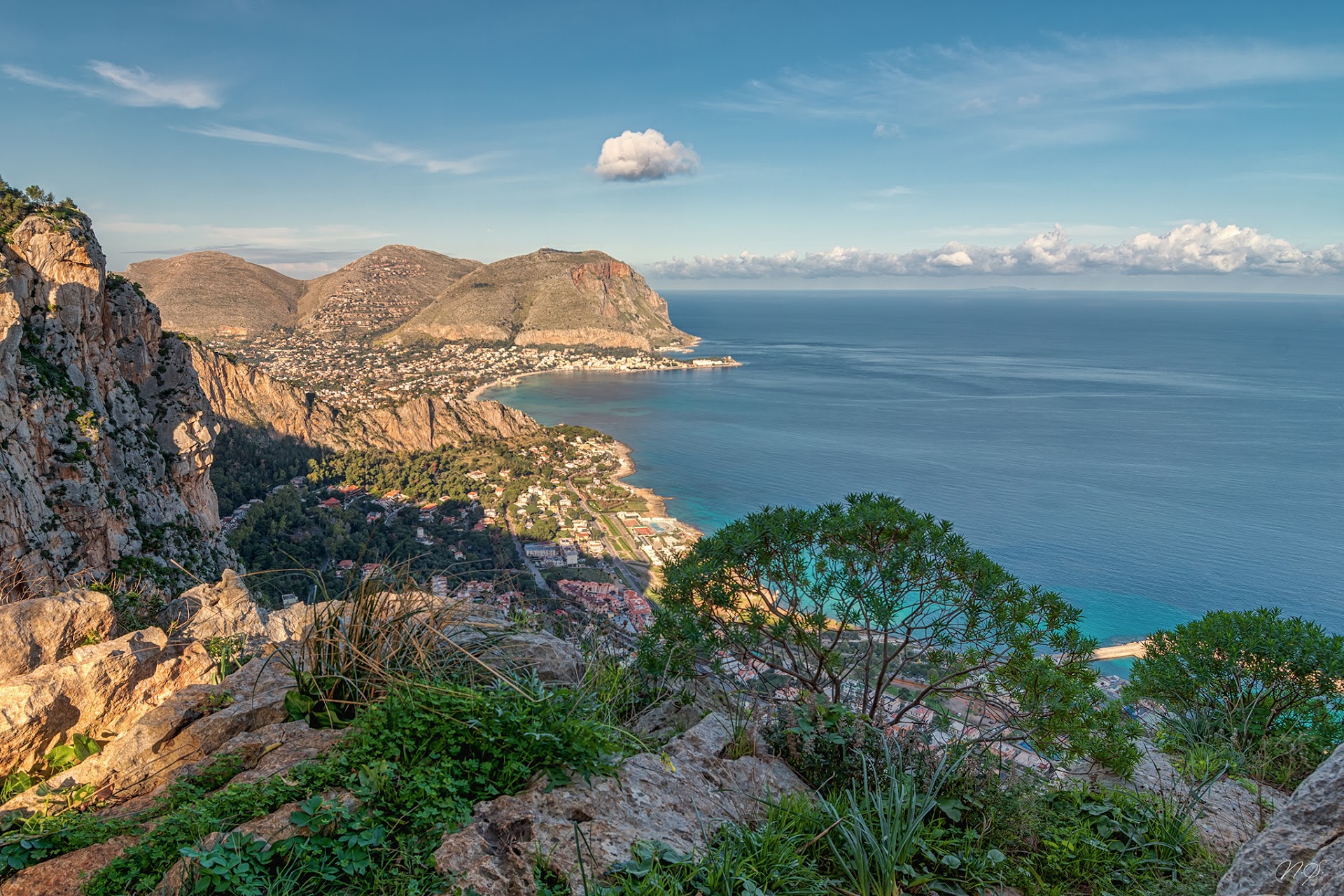 Monte Pellegrino: punto panoramico sull'Addaura