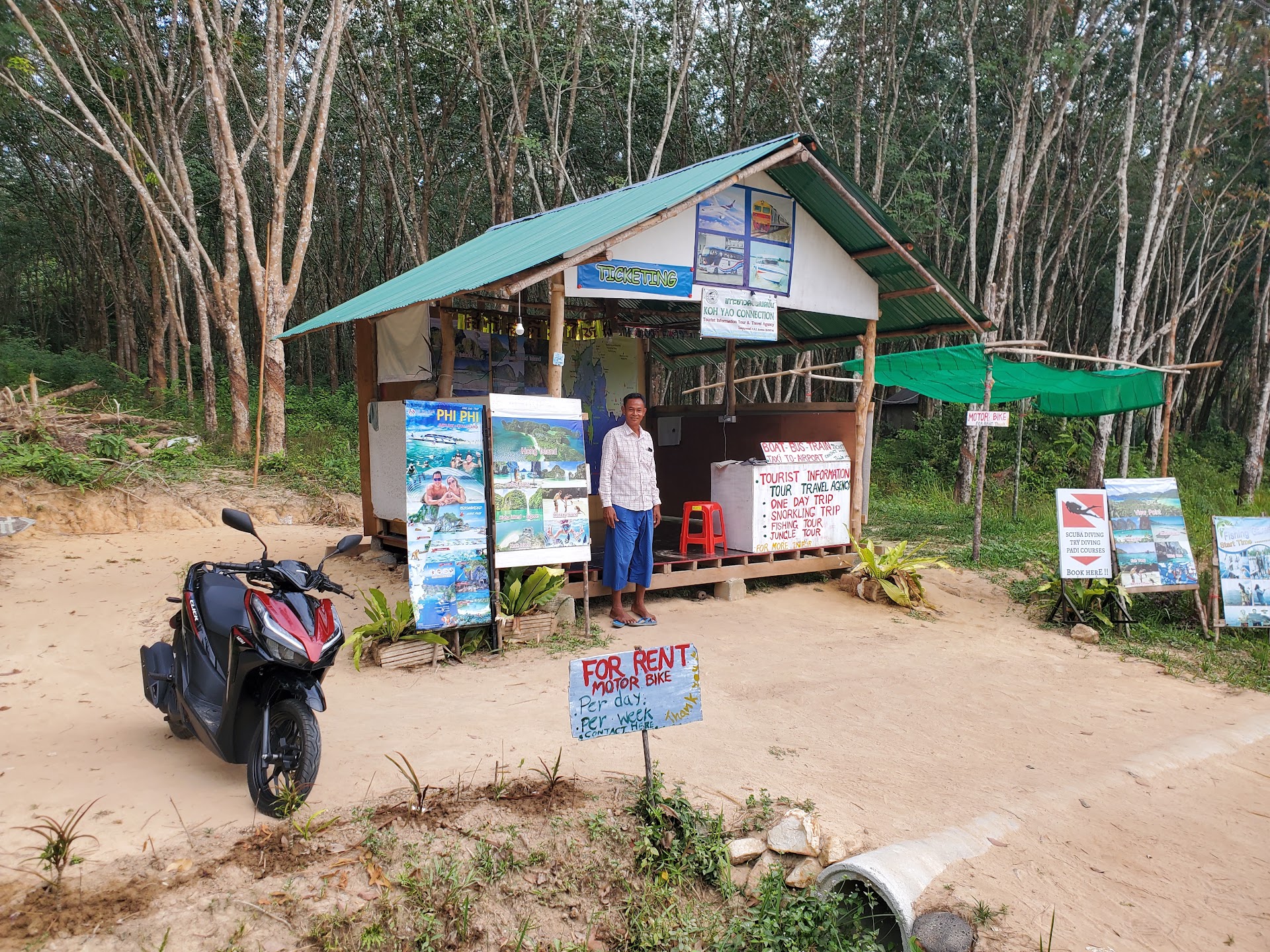 Motorbike Rental in Koh Yao Yai Village