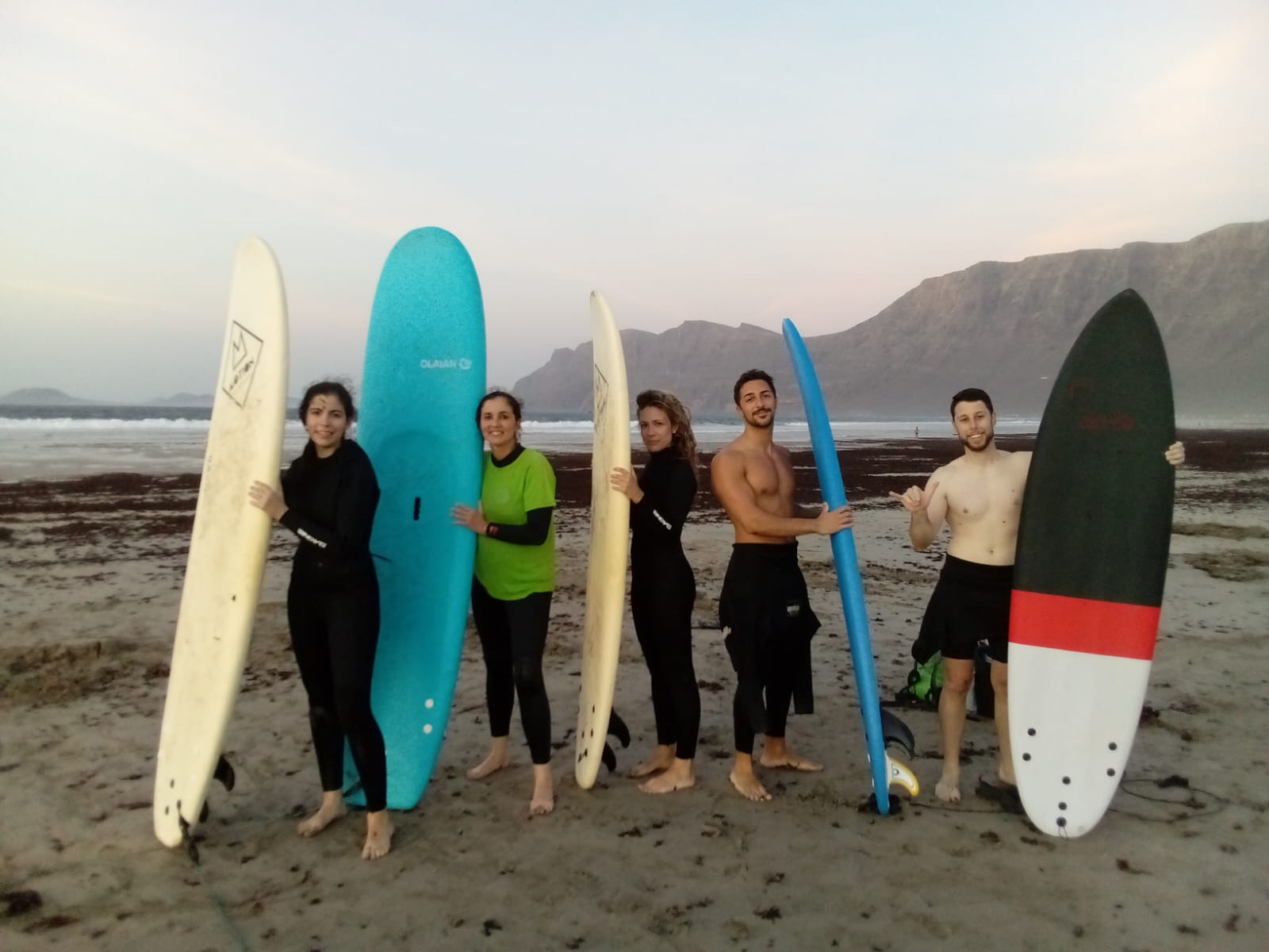 Surf school Famara Beach