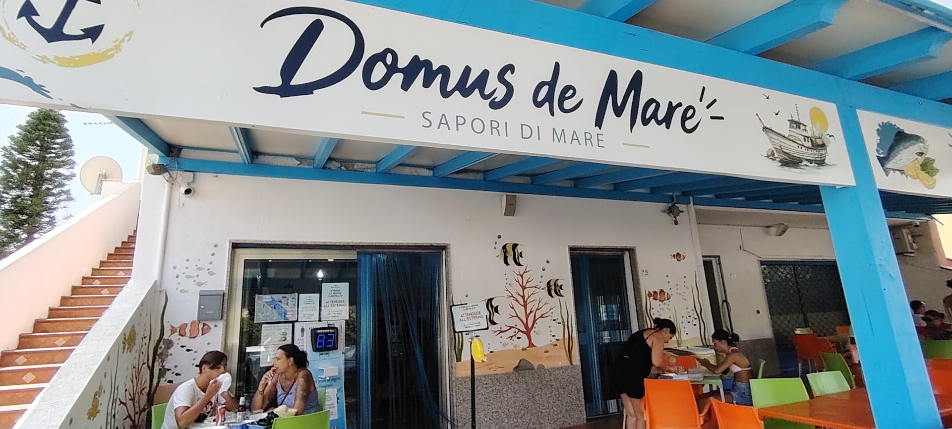 DOMUS DE MARE BUDONI PESCHERIA FRIGGITORIA GASTRONOMIA