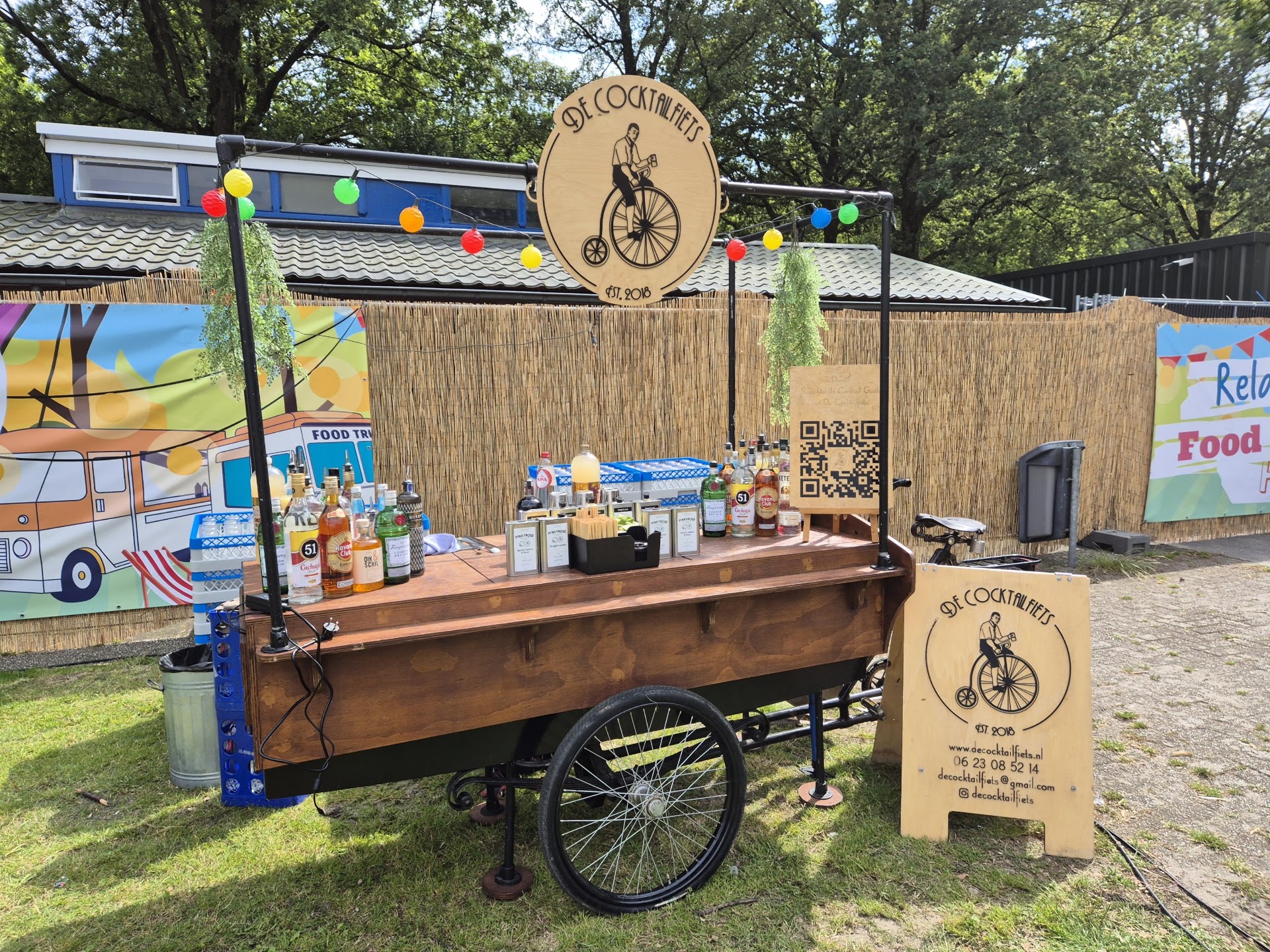De Cocktailfiets, mobiele cocktailbar & cocktailworkshop op locatie