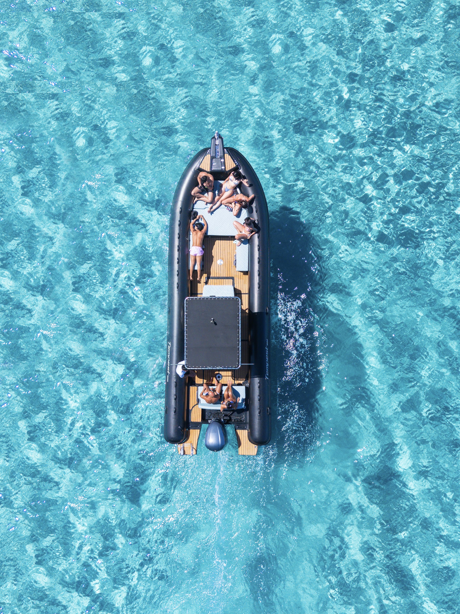 Boats in the sea srls