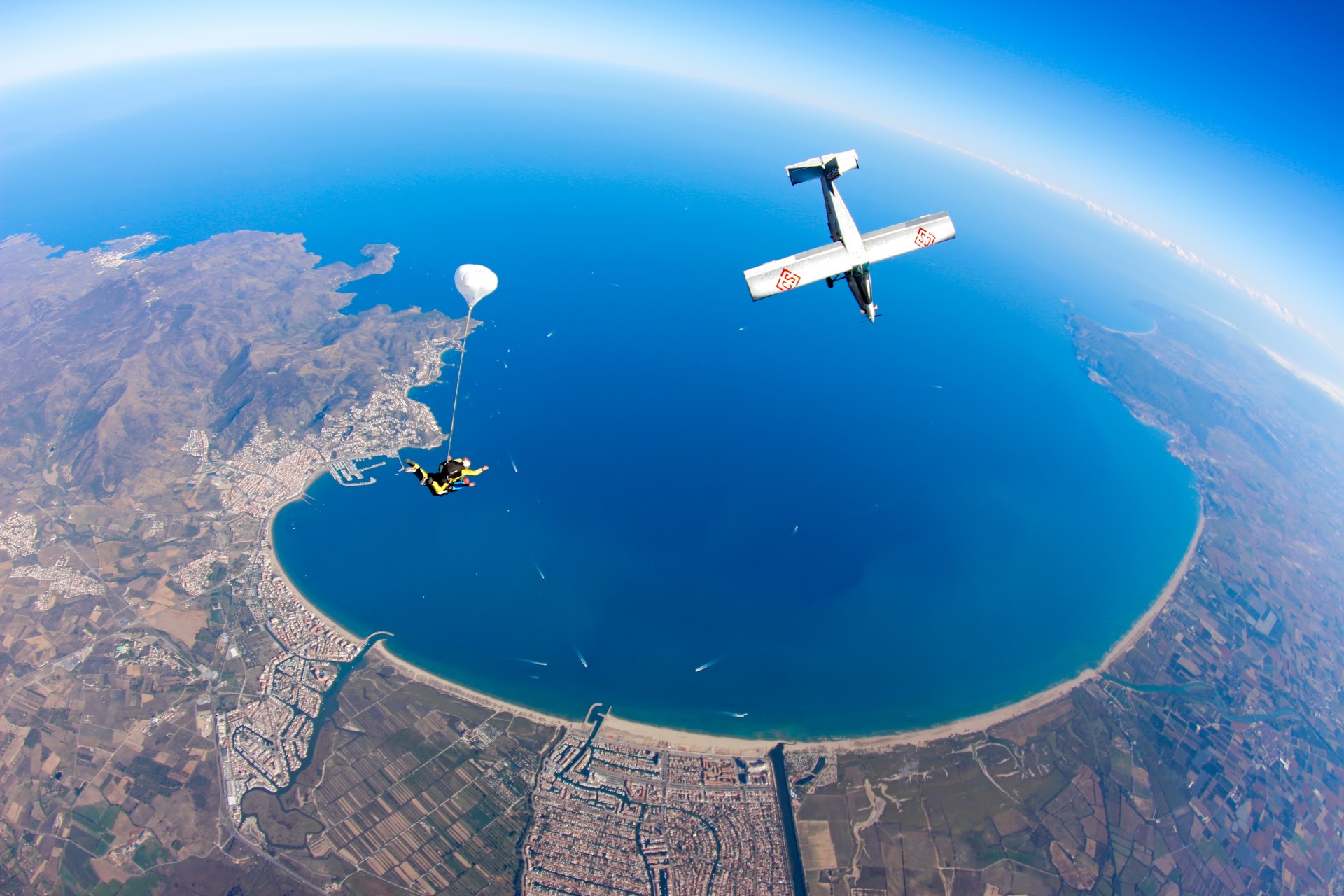 Tandem Skydive Barcelona City Selling Point