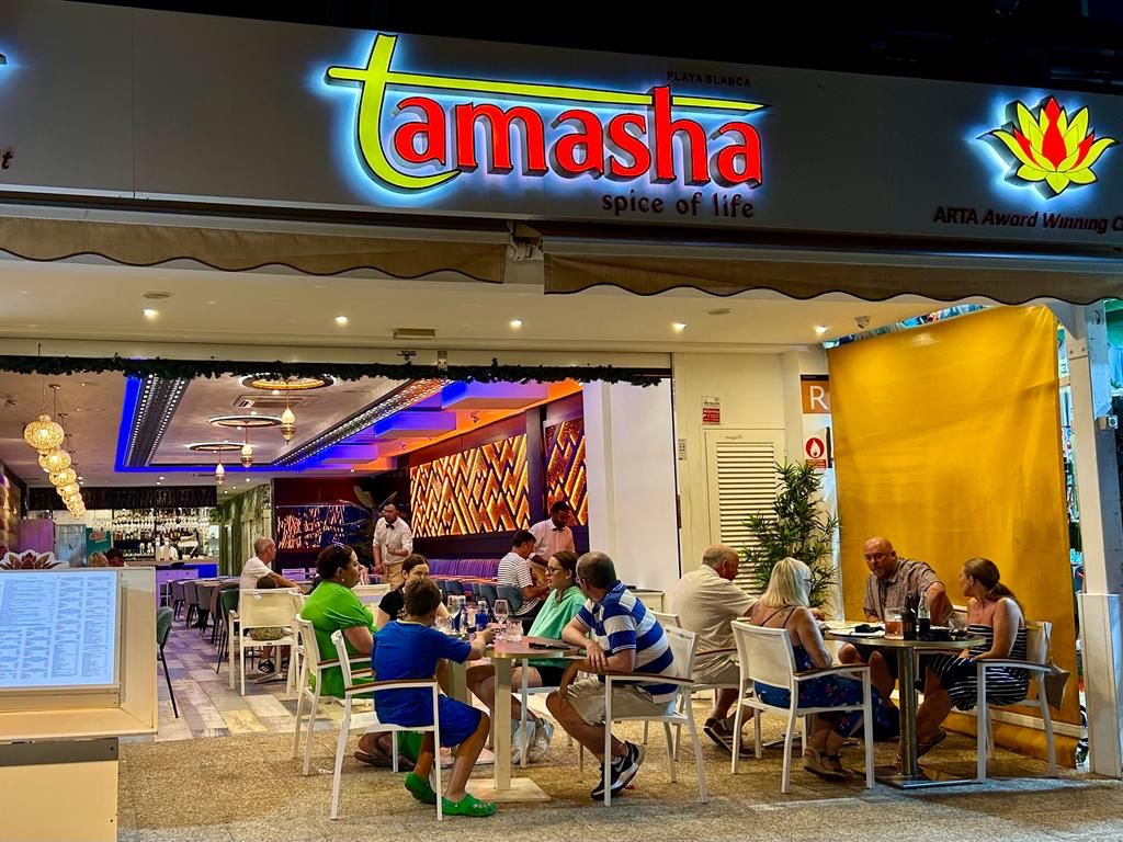 Tamasha Playa Blanca | Best Indian Restaurant in Lanzarote