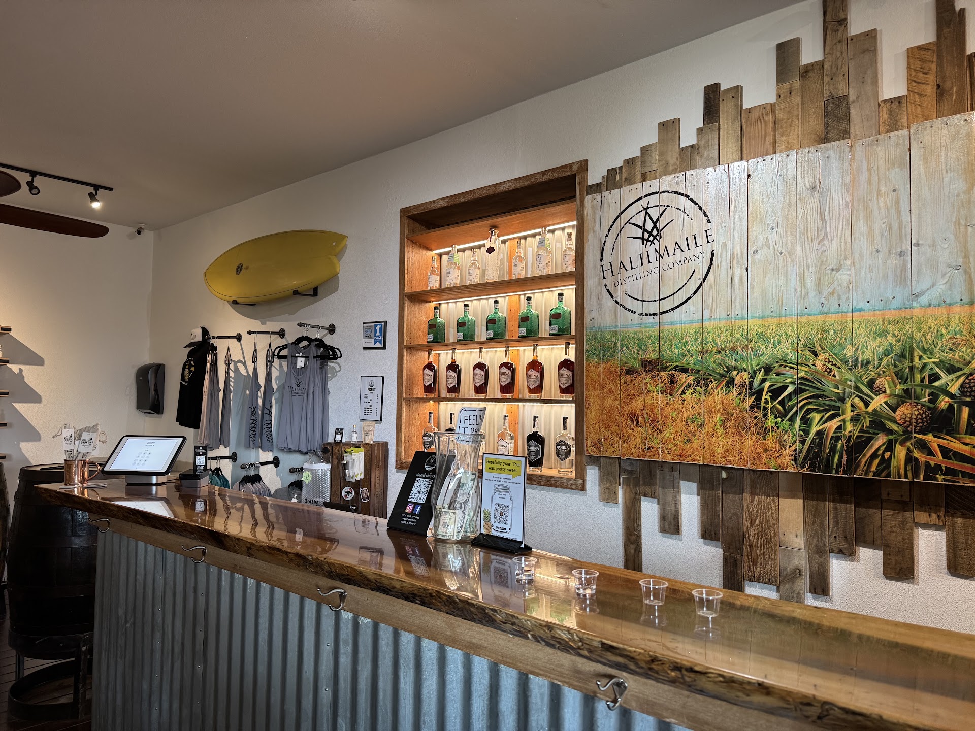 Hali'imaile Distillery Tour & Tasting Room