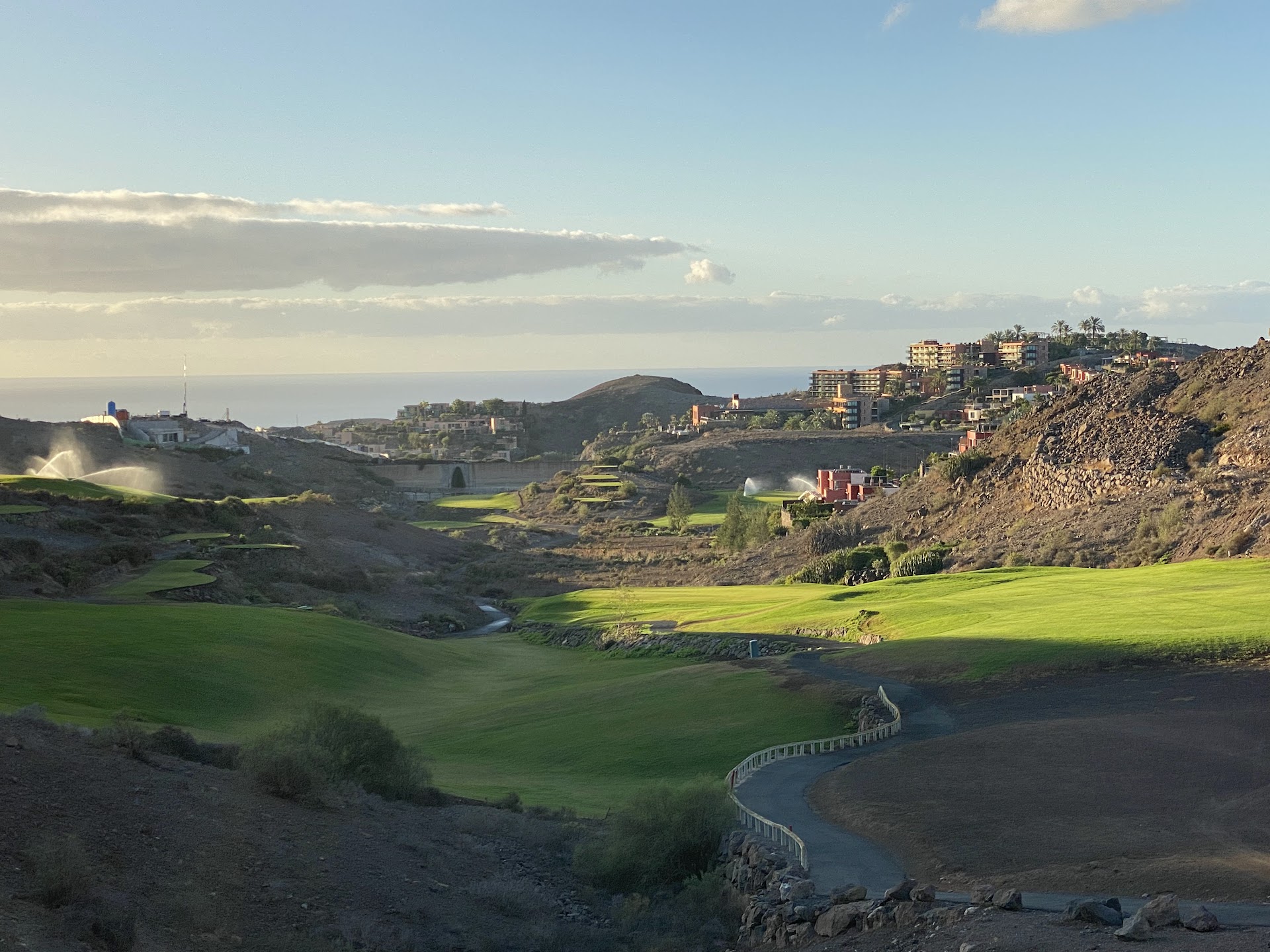 Acceso al Club de Golf de Maspalomas