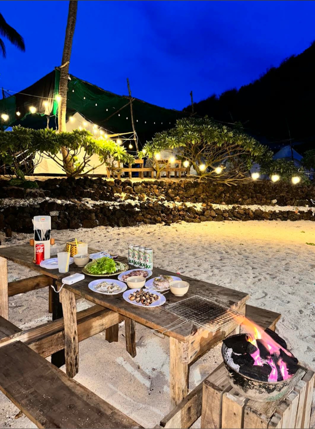 Campsites in Ly Son Town