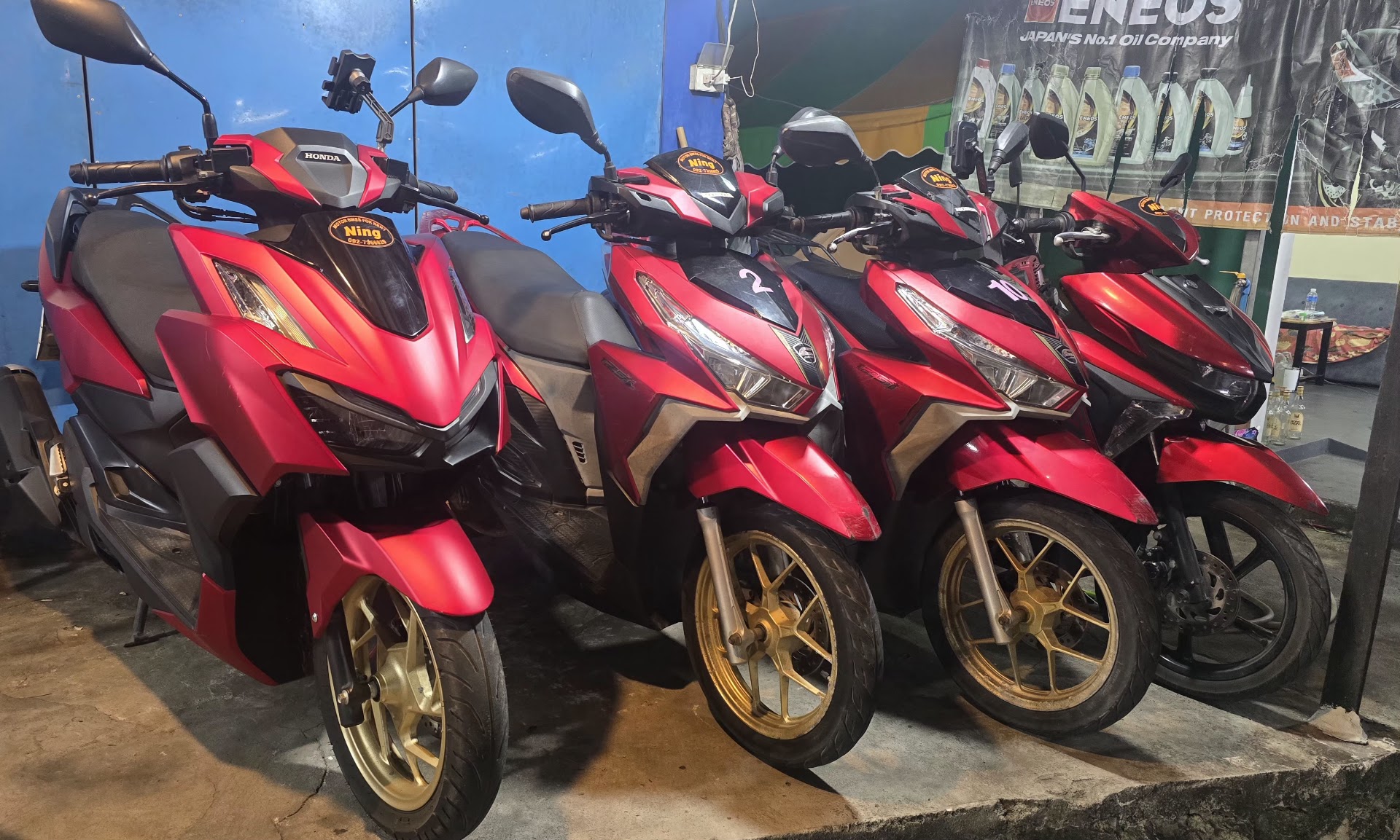 Ning motorbike for rent