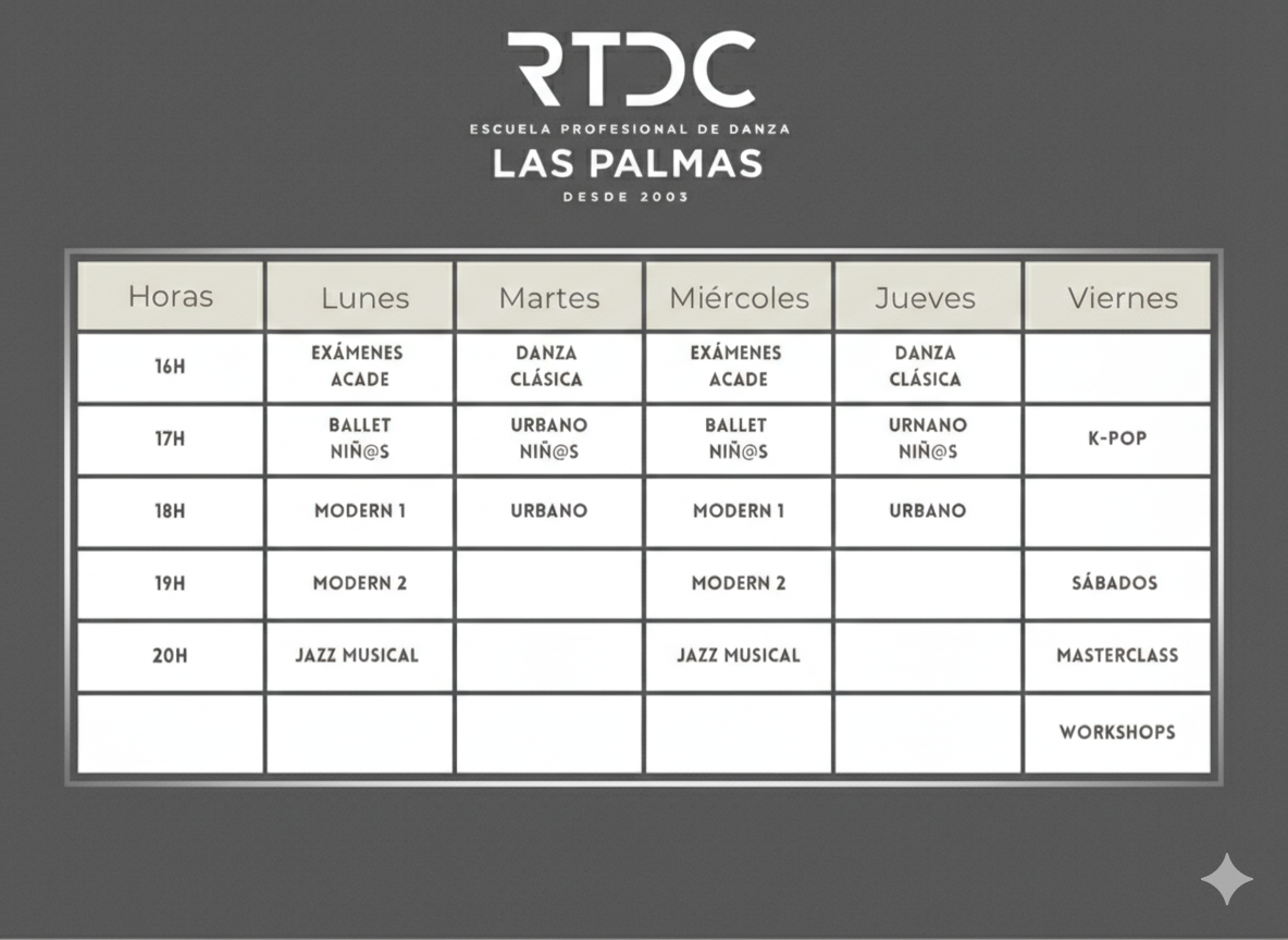 ESCUELA PROFESIONAL DE DANZA LAS PALMAS RUBÉN T.