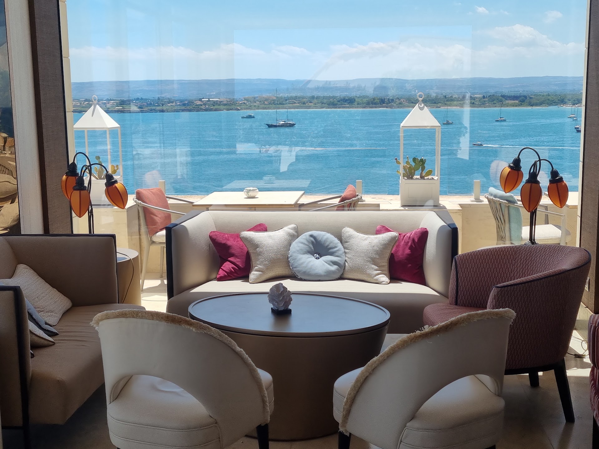 La Terrazza del Grand Hotel Ortigia. Ristorante vista mare - Cucina Mediterranea - Ortigia (Siracusa).