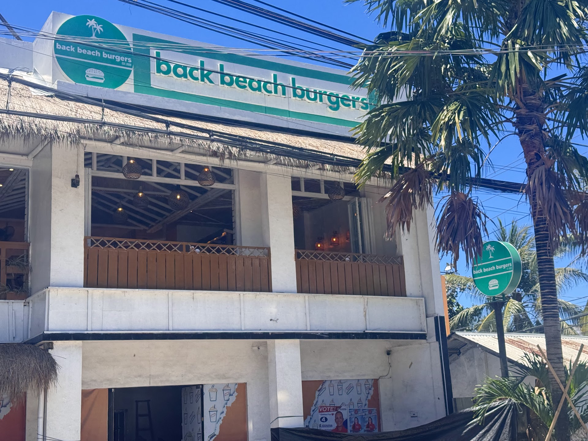 Back Beach Burgers Boracay