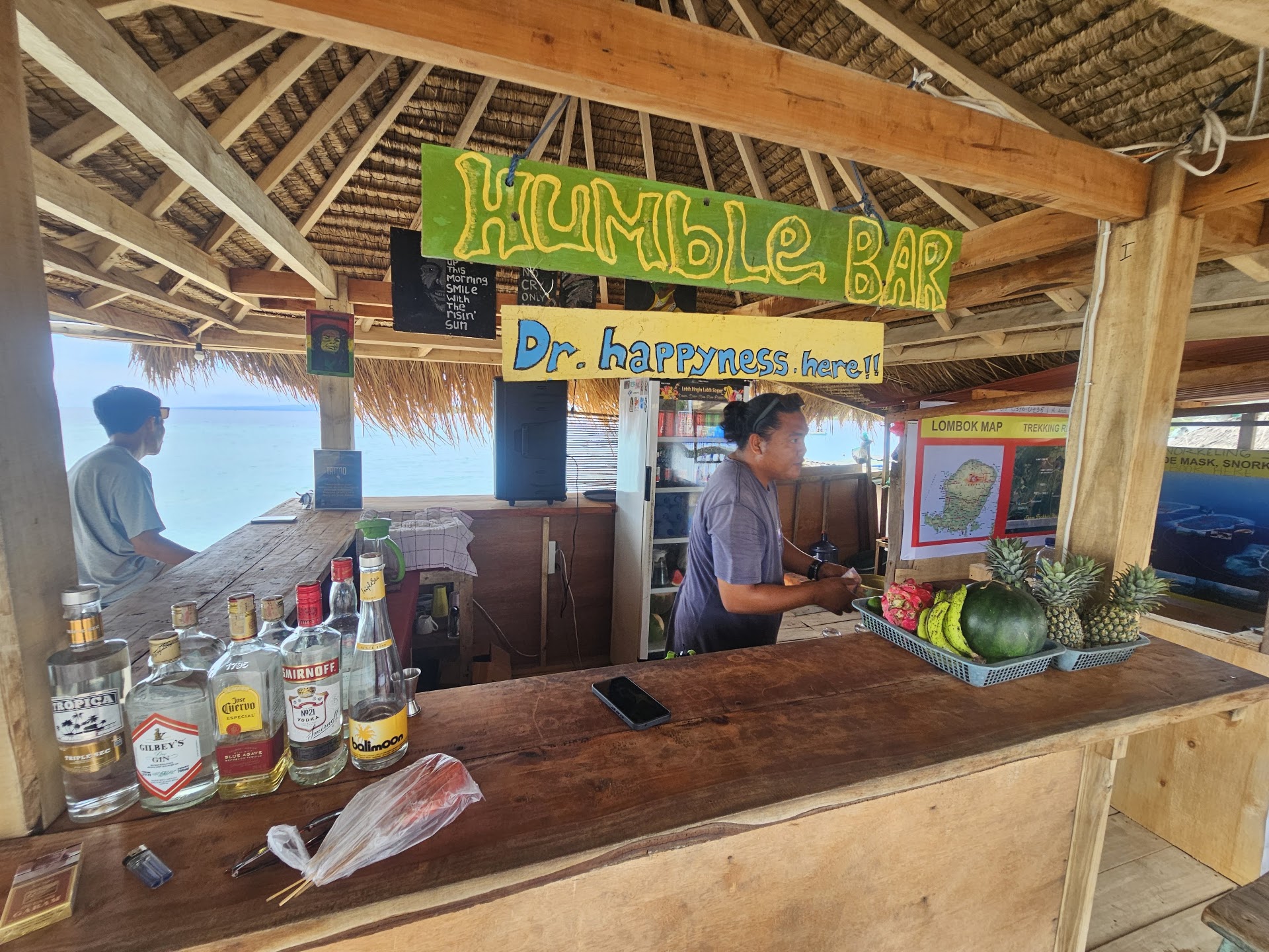 Dr Happiness the mushroom stand)